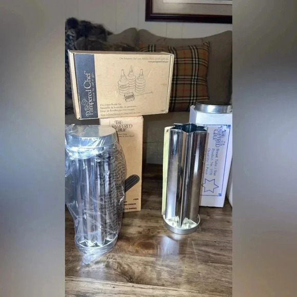 PAMPERED CHEF PC Kitchen Bundle Lot of 6 Bread Tubes & Decorator Bottle - Picture 9 of 9